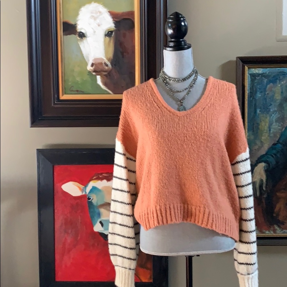 Madewell Sweater- rusty-colored